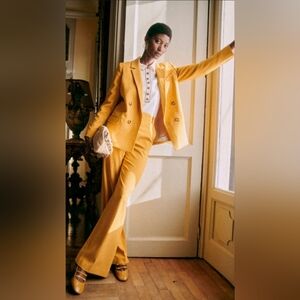 Sezane Matheo Trousers Saffron